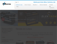 Tablet Screenshot of ceballosbaterias.com